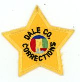ALABAMA,A,DALE COUNTY CORRECTIONS BADGE PATCH 1